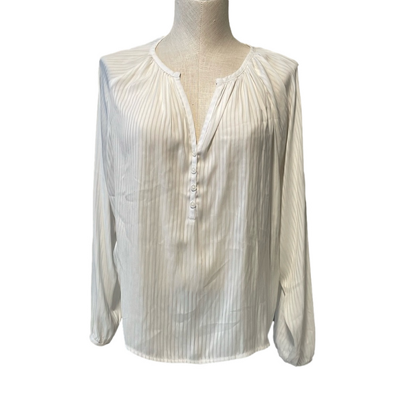 Rag Poets Tops - Rag Poets white blouse sz XS